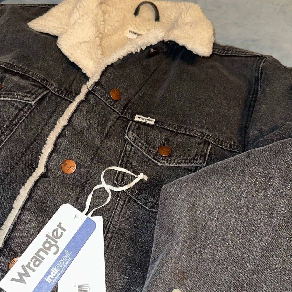 Wrangler indigood DENIM DYE Sherpa Jacket - Picture 15 of 15